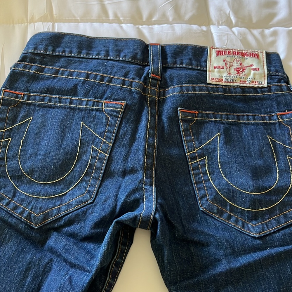 True Religion, style Bobby, men’s size 32x26, bootcut 9 inch.